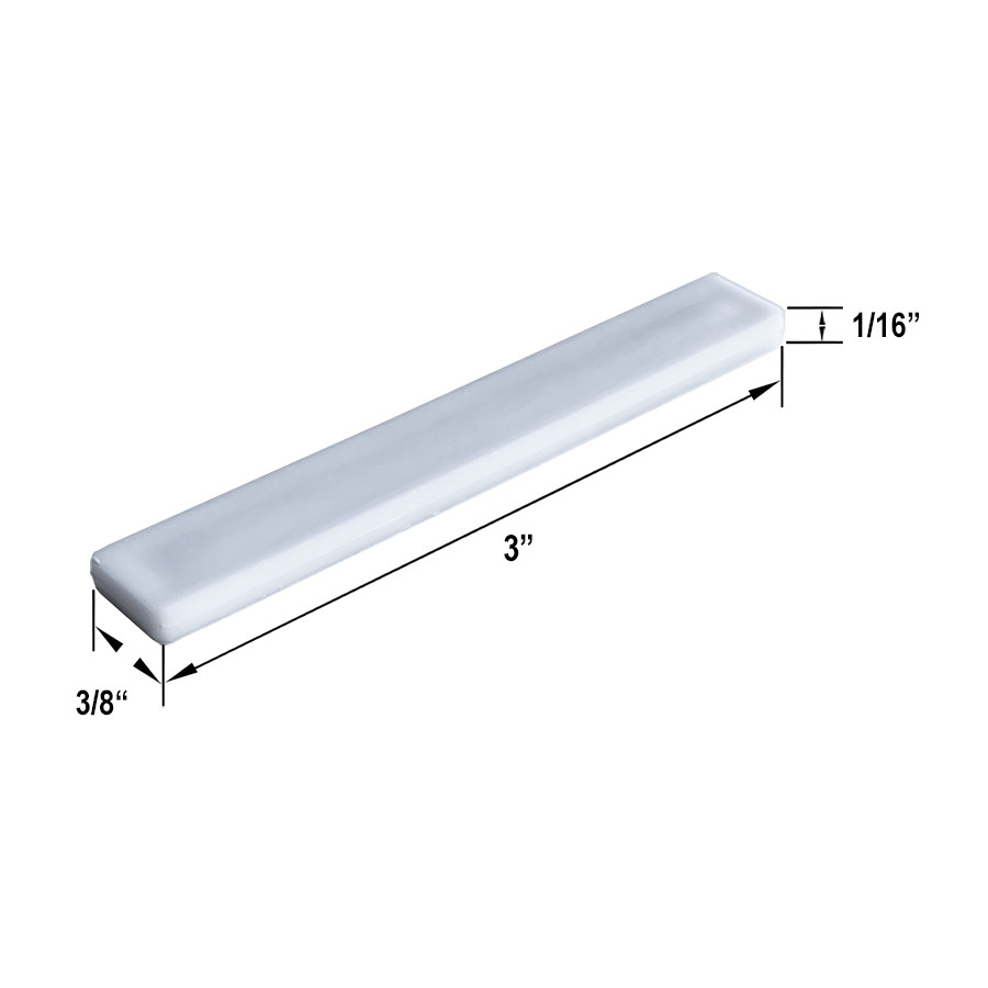 Gordon Glass&#174; 1/16" x 3/8" x 3" Neoprene Setting Blocks - 50 Pack