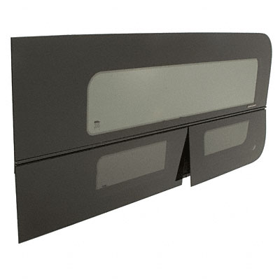 CRL 2012+ Nissan NV 'All-Glass' Look Dual-Vent Passenger Side Sliding Door Window