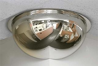18" Acrylic 270 Degree Corner Dome Mirror