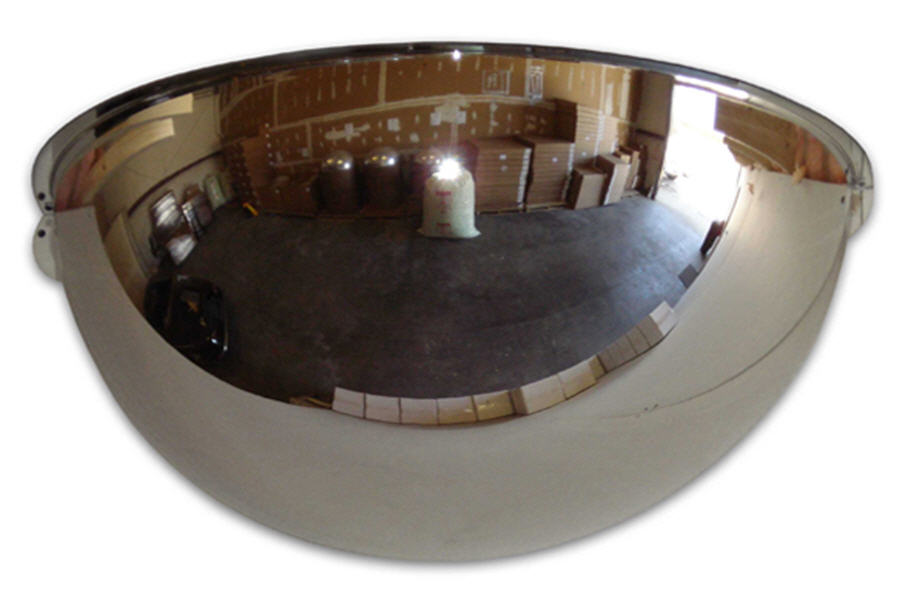 18" 180 Degree Polycarbonate Half Dome Mirror