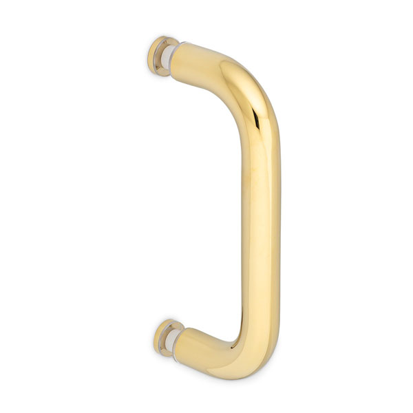 Opus II 6" Center-to-Center Single Sided Pull -  Polished Brass