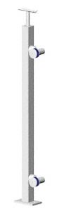 CRL 36" Polished Stainless P1 Series End Post Railing Kit