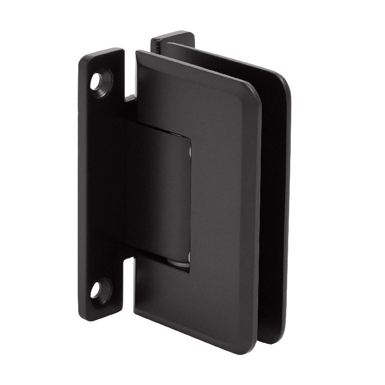 CRL Pinnacle 037 Series Oil Rub Bronze Wall Mount Full Back Plate Standard Hinge