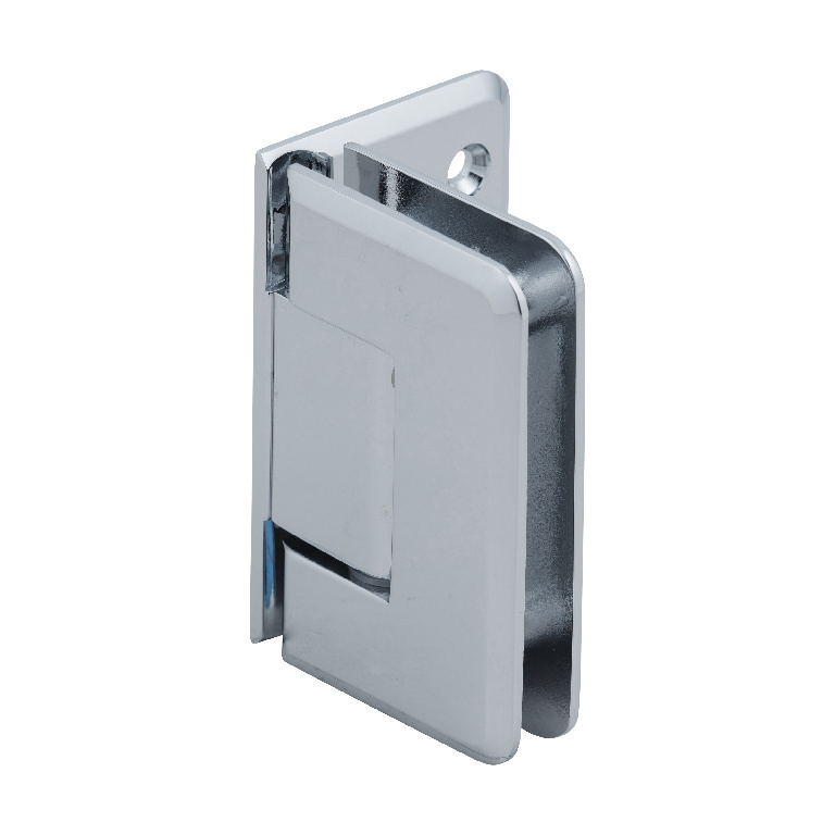 CRL Pinnacle 044 Series Polished Chrome Wall Mount Offset Back Plate Hinge