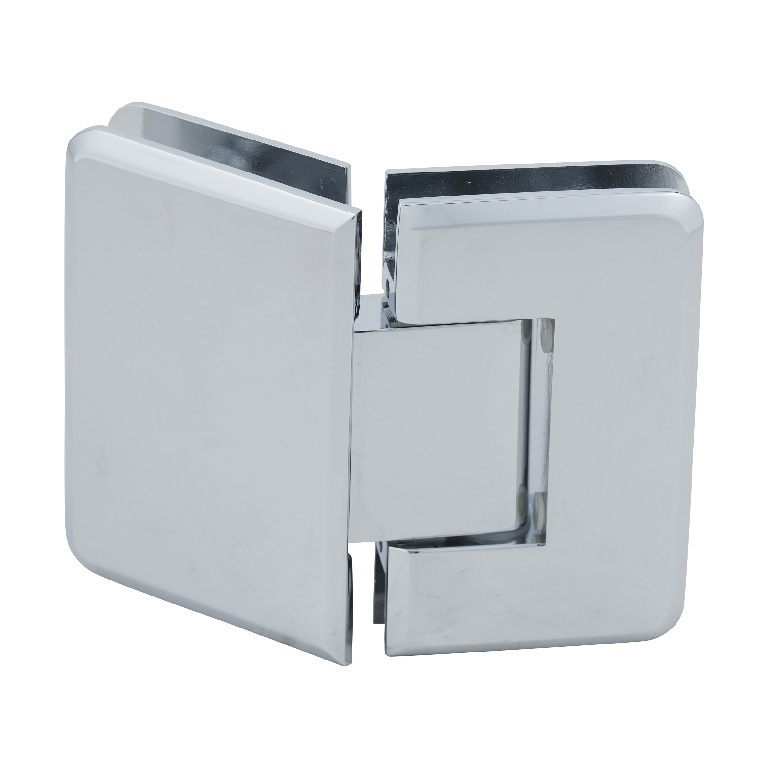 CRL Pinnacle 045 Series Polished Chrome 135&#186; Glass-To-Glass Standard Hinge