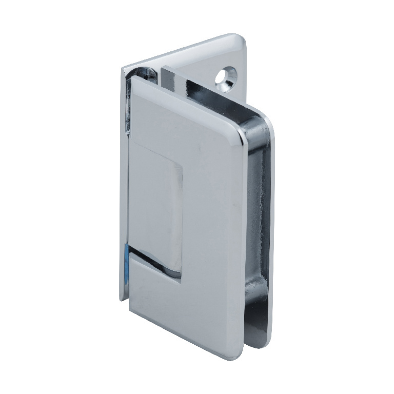 CRL Pinnacle 544 Series Polished Chrome 5&#176; Wall Mount Offset Back Plate Hinge