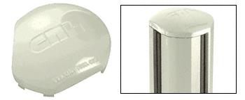 CRL AWS  Oyster White 135 Degree Round Post Cap