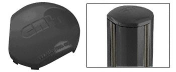 CRL AWS  Black 135 Degree Round Post Cap