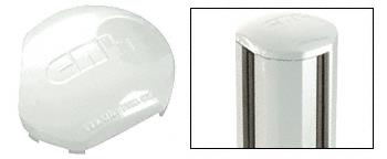 CRL AWS  Sky White 135 Degree Round Post Cap
