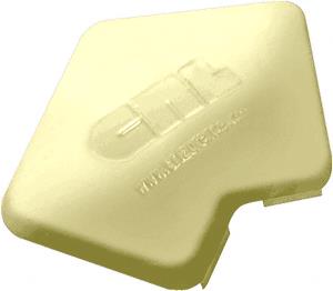 CRL Chromate (Unfinished) AWS 135 Degree Rectangular Post Cap