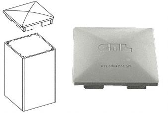 CRL Agate Gray 100 Series Low Profile Post Cap