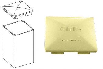 CRL Chromate (Unfinished) Standard 4" x 4" Post Cap