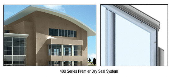 CRL Custom Polished Bronze Premier Series Wall Panel System