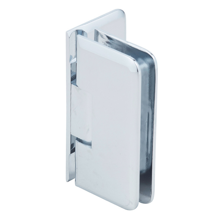 CRL Petite 044 Series Polished Chrome Wall Mount Offset Back Plate Hinge