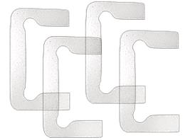 CRL Clear Gasket Replacement Set for Petite Series Hinges