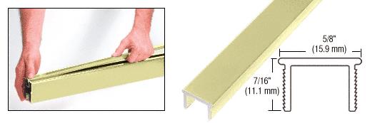 CRL 48" Chromate (Unfinished) Glass Barrier Post Filler