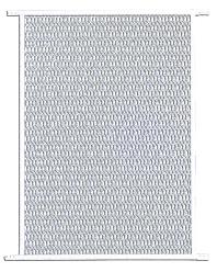 36" White Screen Door Grills
