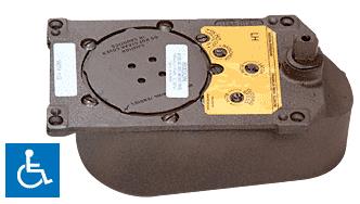 CRL Rixson Model PH28 8.5 Lb. Center-Hung 105 Degree Selective Hold-Open Floor Mounted Closer Body Only - Left Hand