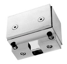 CRL Brushed Stainless Single Door Glass Transom Mount PK Series Stop/Strike