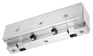 CRL Brushed Stainless Double Door Glass Transom Mount PK Series Stop/Strike