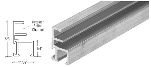 CRL Mill Triple Track Top and Side Screen Frame - 72 in Long