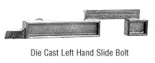 CRL Left Hand Slide Bolts for Standard Style Triple Track Window and Screen Frames
