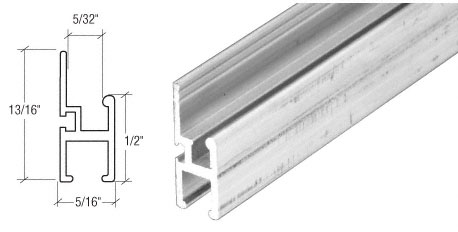 CRL Mill Drop-In Style Top and Side Triple Track Frame - 72 in Long