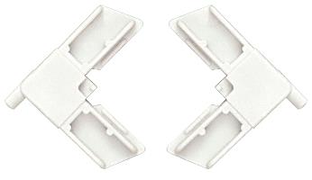 Storm Door Top Screen Corner, White  - 10 Pairs
