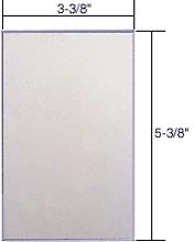 CRL Single Blank Acrylic Mirror Plate - Clear
