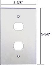 CRL 2X Despard Acrylic Mirror Plate - Clear