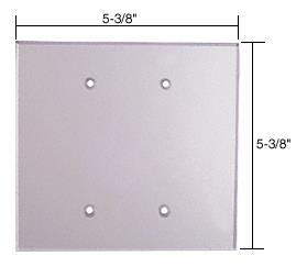 CRL Double Blank Acrylic Mirror Plate - Clear