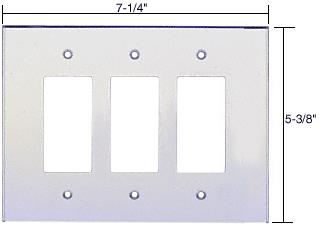 CRL 3X Decora Acrylic Mirror Plate - Clear