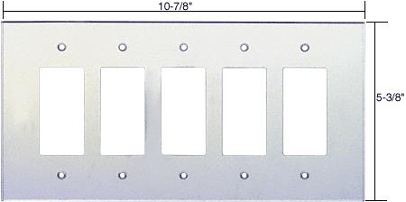 CRL 5X Decora Acrylic Mirror Plate - Clear