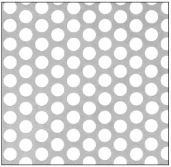 CRL Custom Perforated Infill Panel - 1/2" Round Holes