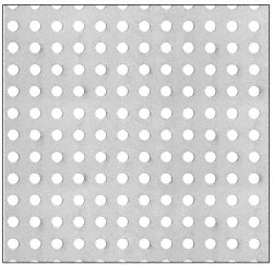 CRL Custom Perforated Infill Panel - 1/4" Round Straight Holes