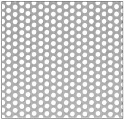 CRL Custom Perforated Infill Panel - 1/4" Staggered Round Holes