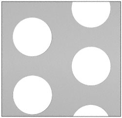 CRL Custom Perforated Infill Panel - 2" Round Holes