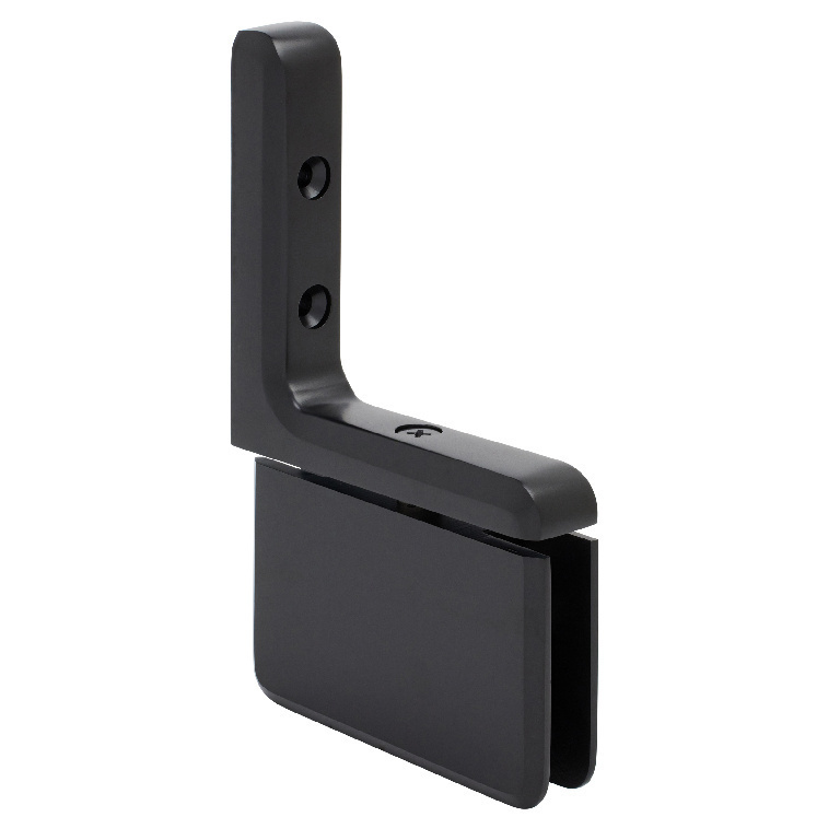 CRL Prima 03 Series Matte Black Wall Mount Hinge
