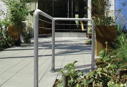 CRL 1.5"  Schedule 80 Brushed Stainless Steel "Welded" Post Railing System for Use with Cable Infill Panels