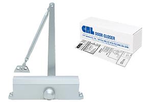 CRL PR40 Aluminum Finish Adjustable Spring Power Size 1 - 4 Surface Mount Door Closer