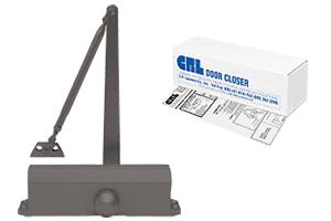 CRL PR40 Bronze Finish Adjustable Spring Power Size 1 - 4 Surface Mount Door Closer