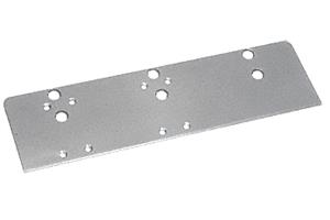 CRL Aluminum Finish Flush Mount Drop Plate for PR90 Surface Mounted Door Closers