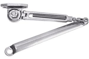CRL Aluminum Finish Hold-Open Arm for PR90 Series