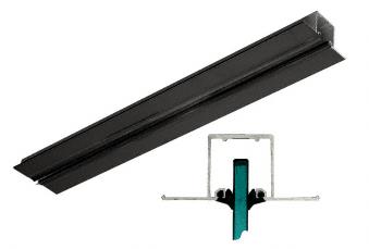 CRL Black Anodized Pocket Snap-In Channel- 240"