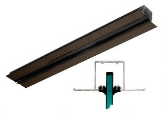 CRL Dark Bronze Anodized Pocket Snap-In Channel- 240"