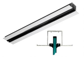 CRL Satin Anodized Pocket Snap-In Channel- 120"