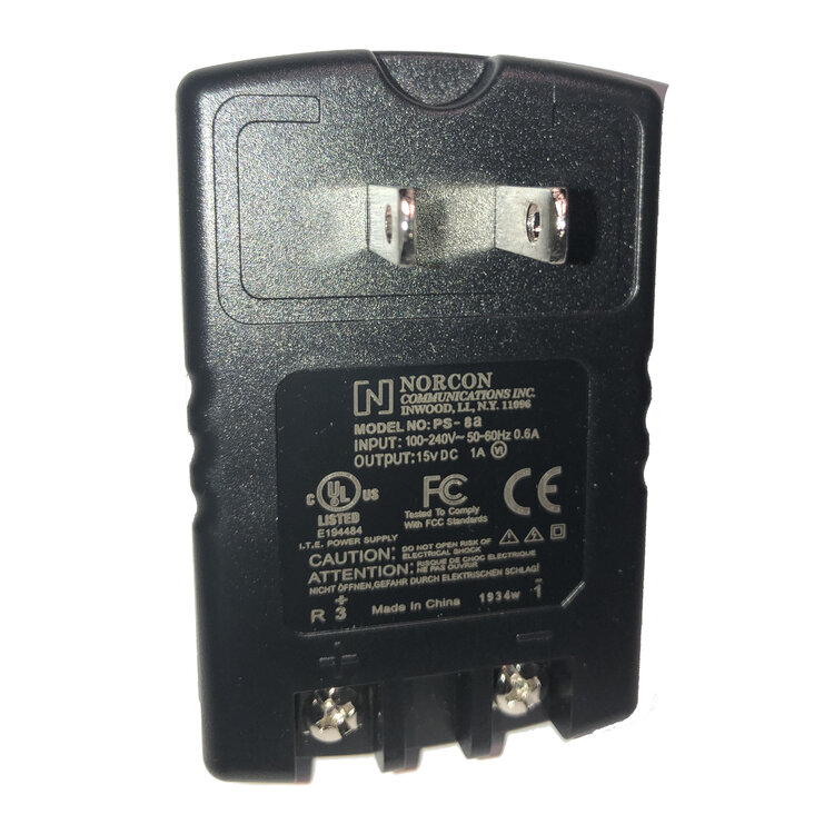 Norcon Communications PS8A Replacement Power Supply