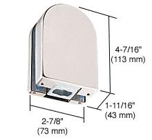 CRL PTH Series Polished Stainless Bottom Door Patch Fitting
