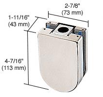 CRL PTH Series Polished Stainless Top Door Patch Fitting