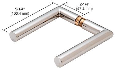 CRL Polished Stainless PTH Series Modern Style Lever Handle